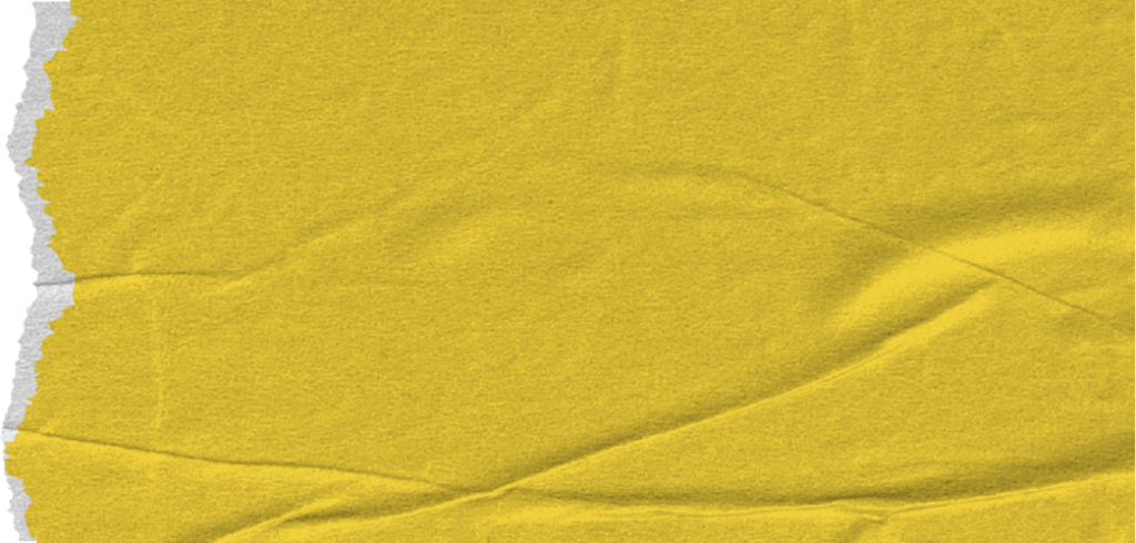 Papel arrugado de color amarillo