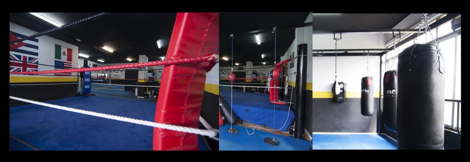 Sala de entrenamiento de boxeo